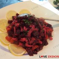 Russian Beetroot and Squid Salad