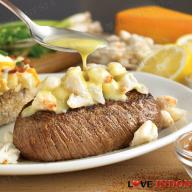 Crab Topped Sirloin