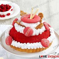 Red Velvet Pie Cake