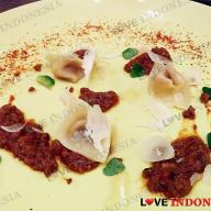 Volcanic Foie Gras Tortellini Paired with Japanese Beef Bolognaise