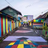 Kampung Pelangi Sega Jadi Destinasi Instagramable Terbaru di Kalimantan