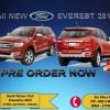 ALL NEW FORD EVEREST 2015 OPEN ORDER