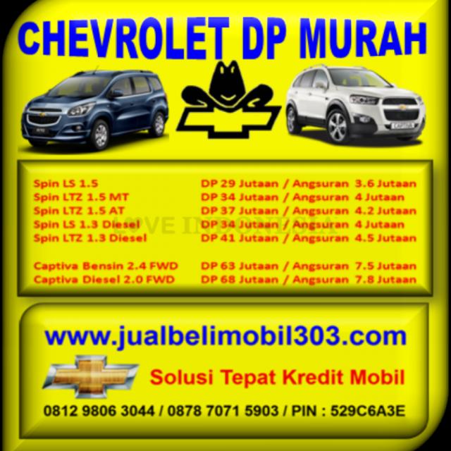 Promo Chevrolet Spin dan Captiva DP Minim
