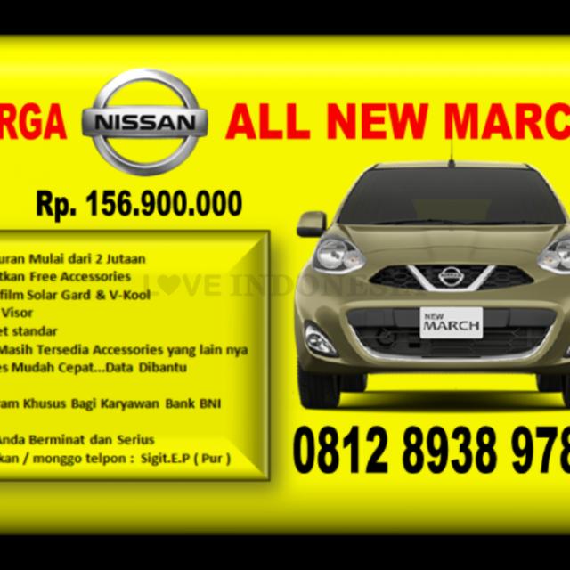 HARGA NISSAN ALL NEW MARCH 2015