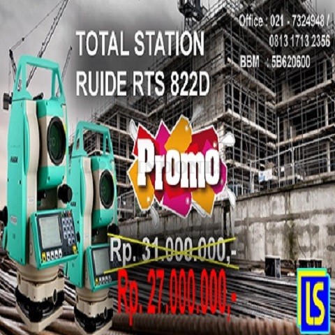 JANUARI Promo - Rumahgps.com(Total Station Ruide RTS 822D)