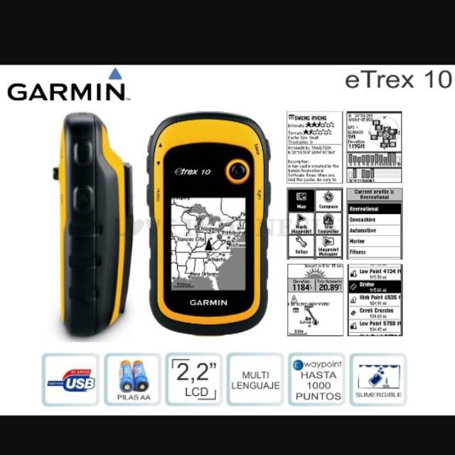 JUal GPS Garmin eTrex 10 New harga murmer di 0822 1729 4199