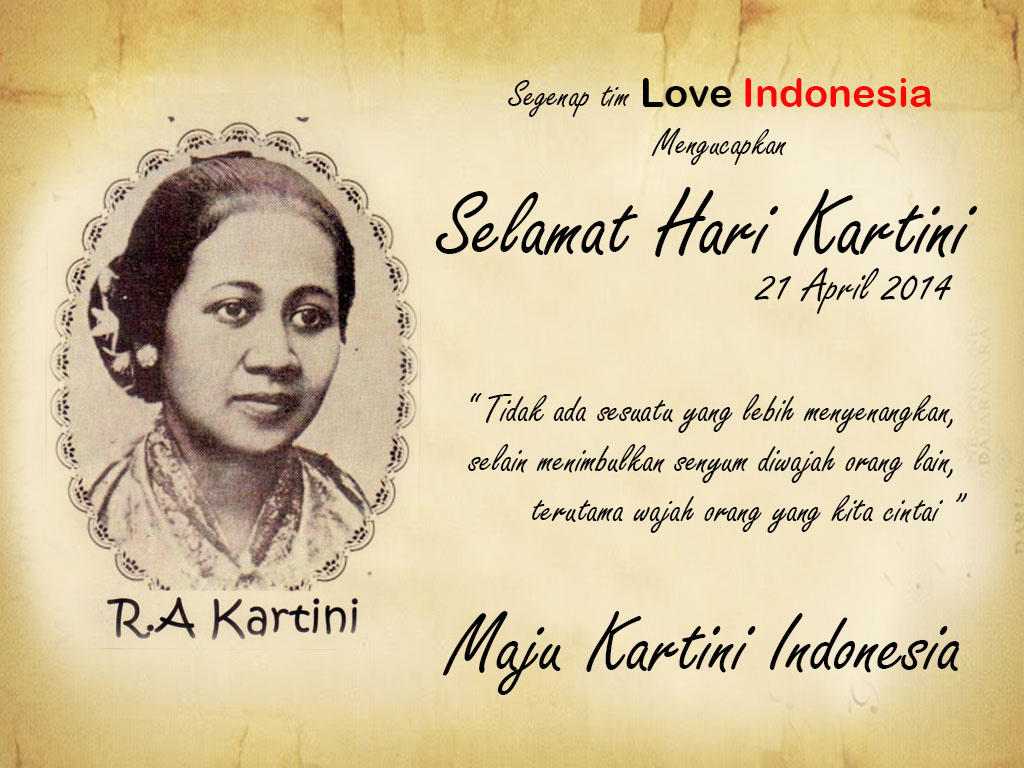 Selamat Hari Kartini Perempuan Indonesia