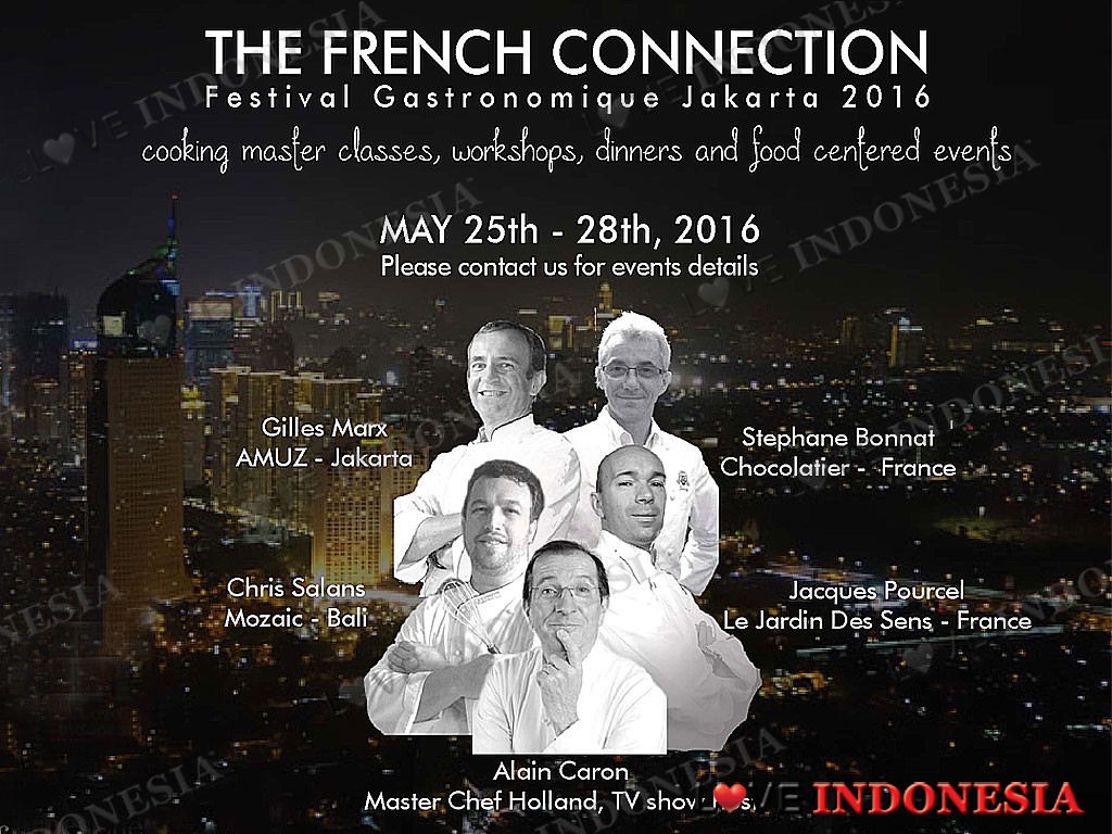 5 Chef Internasional Handal Ramaikan French Connection Festival Gastonomique Jakarta 2016