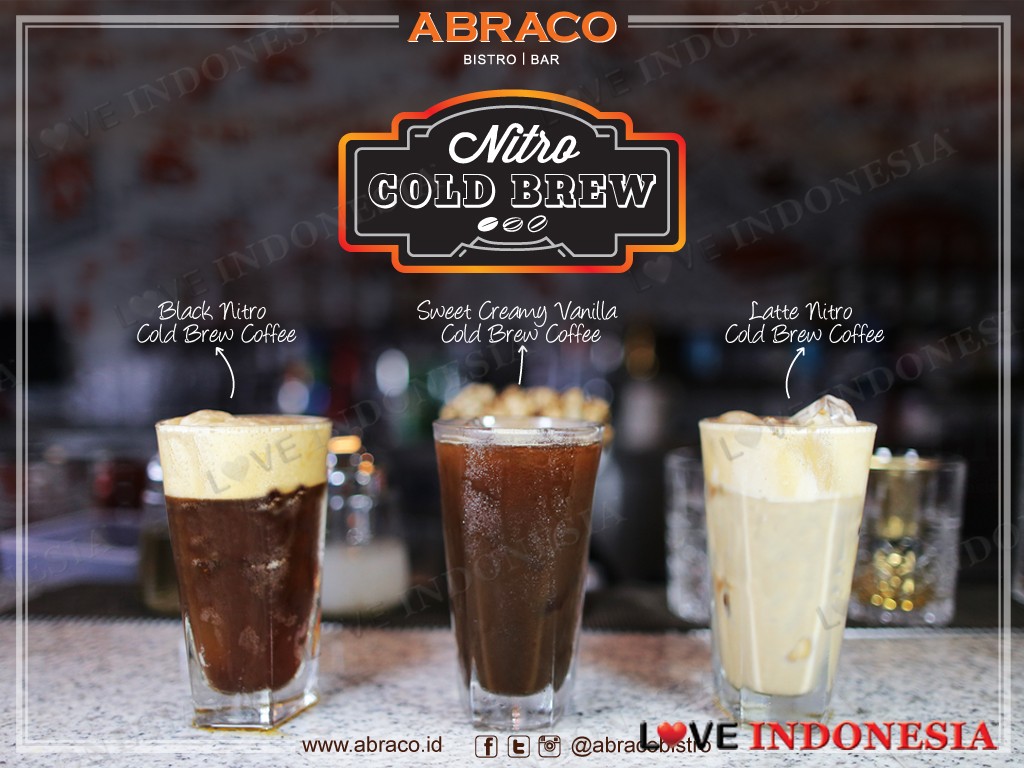 Promo BUY 1 GET 1 Nitro Coffee Abraco Bistro & Bar