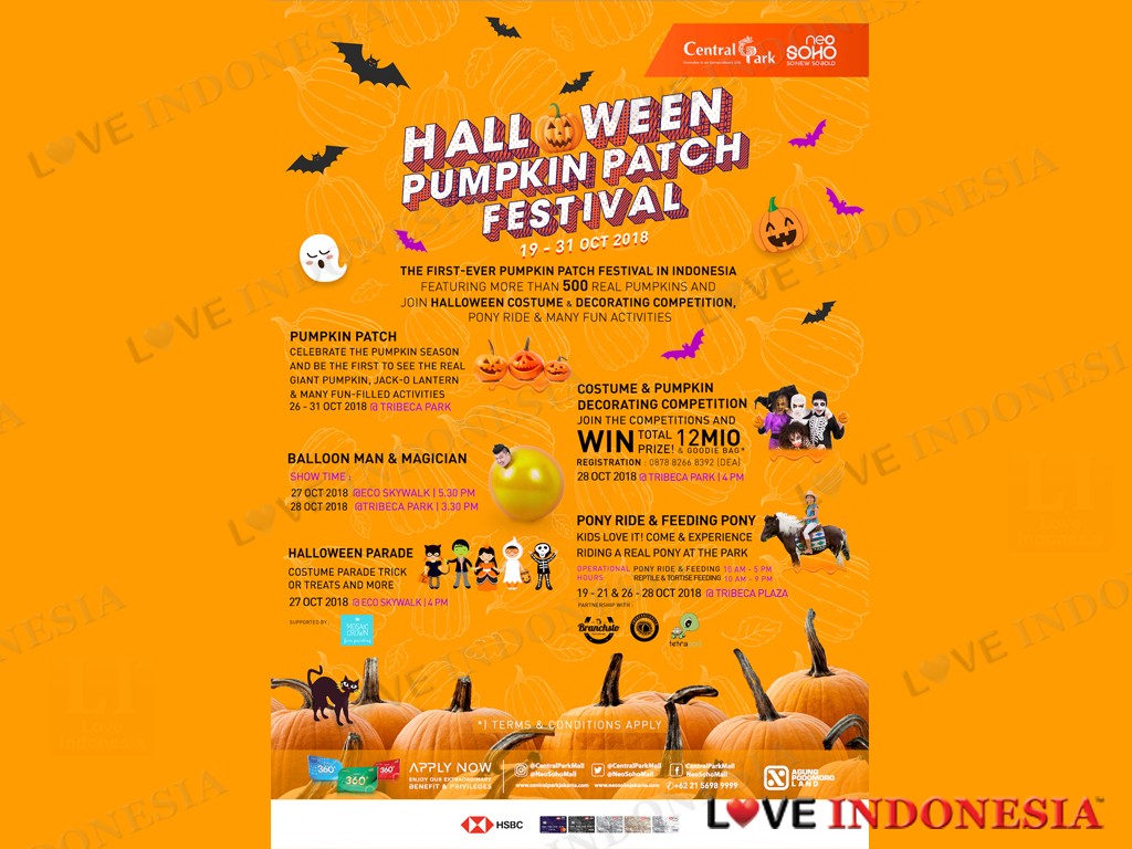 Halloween Pumpkin Patch Festival (19-31 Oktober 2018)