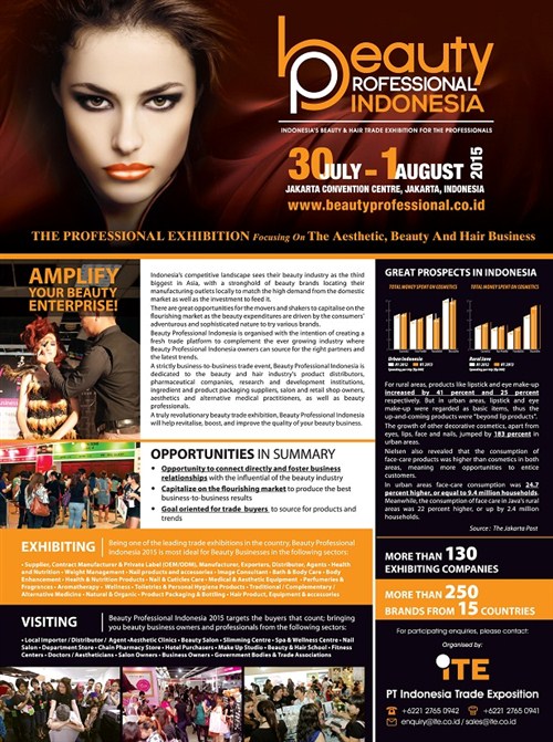 Indonesia Beauty & Hair Trade Exhibition for the Professional