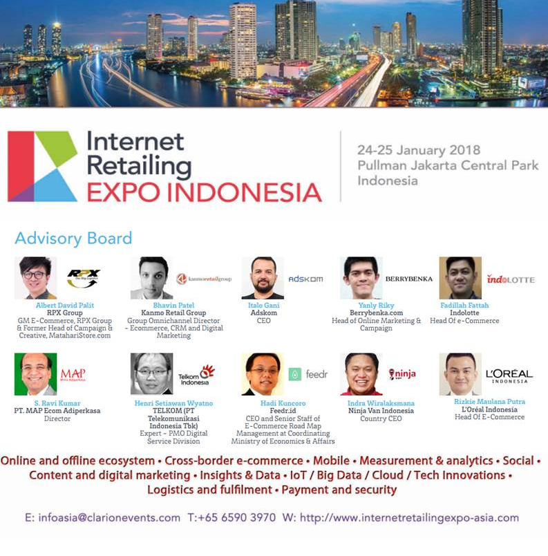 INTERNET RETAILING EXPO INDONESIA 2018