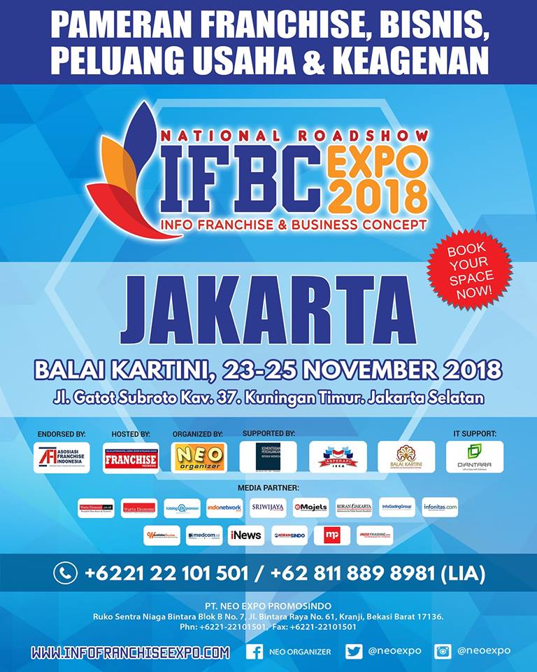 INFO FRANCHISE & BUSINESS CONCEPT EXPO (IFBC) JAKARTA 2018