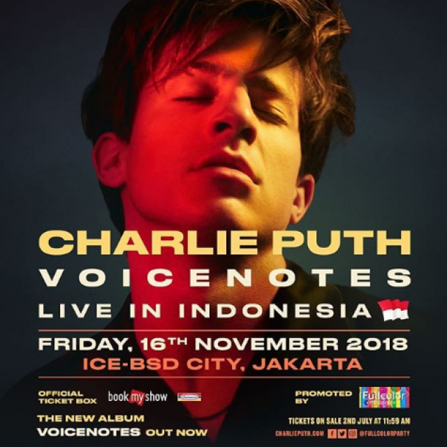 CHARLIE PUTH - VOICENOTES TOUR