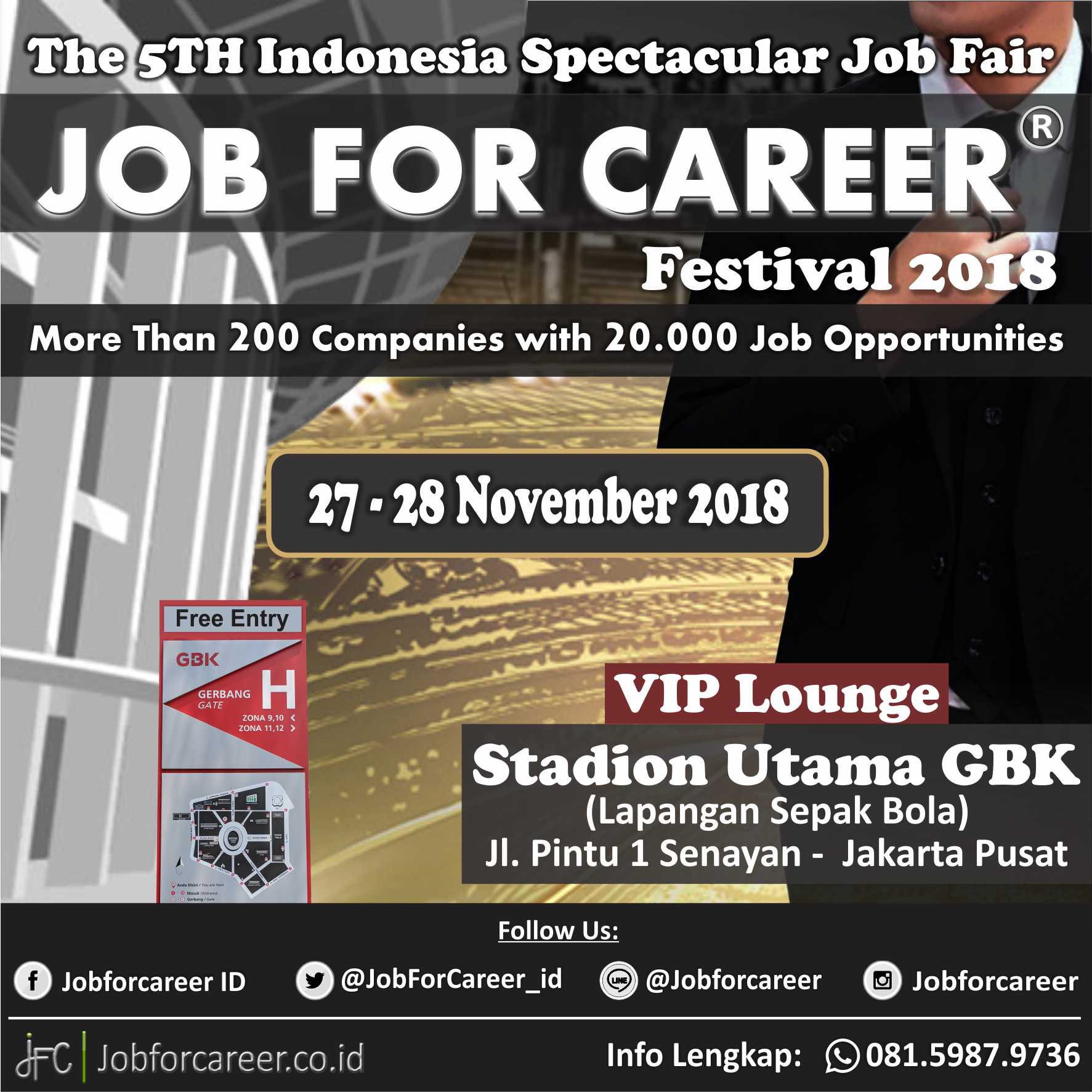 THE 5th INDONESIA SPECTACULAR JOB FAIR