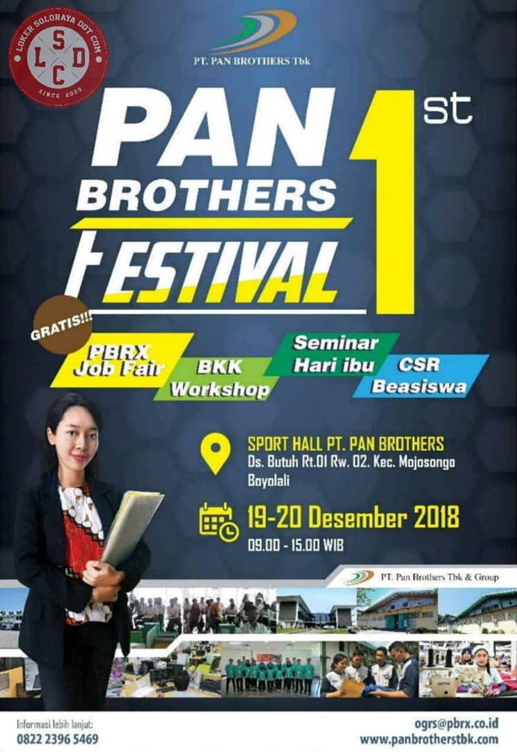 PAN BROTHER 1st FESTIVAL 2018