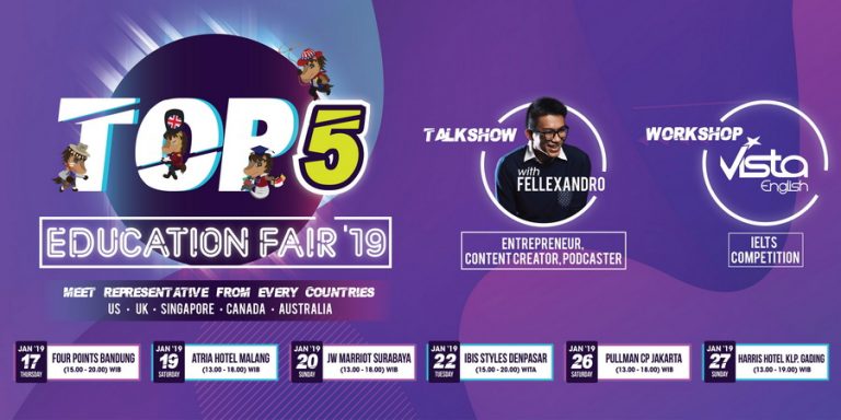TOP 5 POPULAR COUNTRIES EDUCATION EXPO 2019