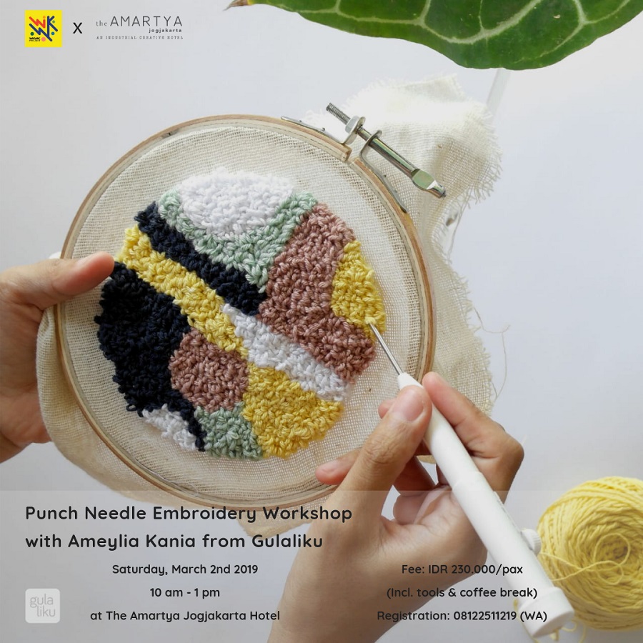PUNCH NEEDLE EMBROIDERY WORKSHOP