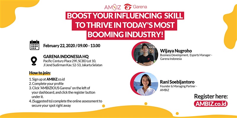 AMBIZIOUS at Garena: Boost Your Influencing Skills!