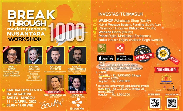 1000 Modernpreneurs Nusantara Workshop