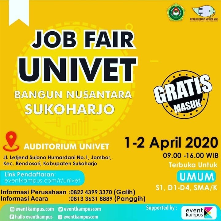 Job Fair Univet â€“ April 2020