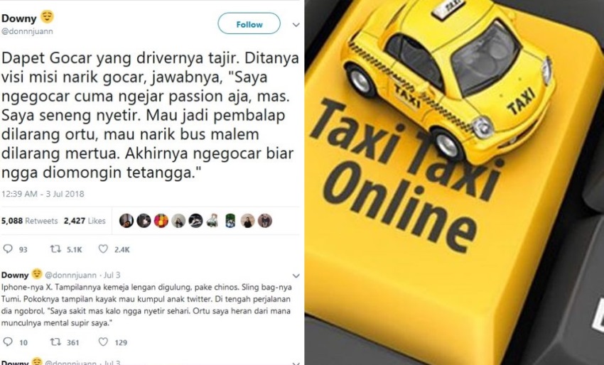 Penumpang ini Dapat Driver Taksol Orang Kaya, Sepanjang Jalan Curhat, Terungkap Fakta Menyedihkan Dibaliknya!