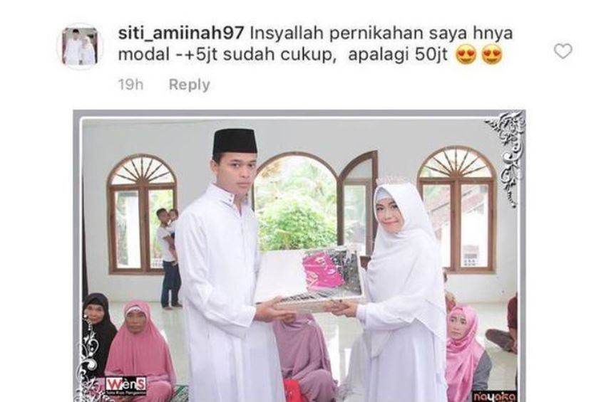 Viral! Pasangan ini Menikah dengan Biaya Hanya Rp 5 Juta, Netizen Terinspirasi