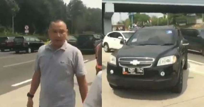 Pria Pengendara Mobil Berstiker TNI yang Pukul Remaja di Tol Ditangkap Polisi