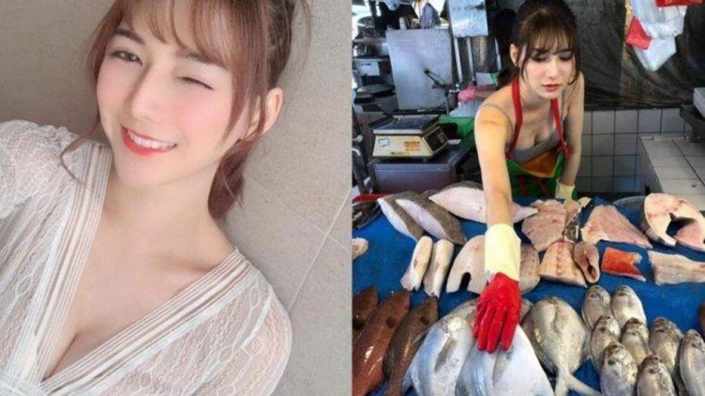 Viral Model Cantik Bantu Ibu Jualan Ikan di Pasar, Bikin Gagal Fokus Coeg!