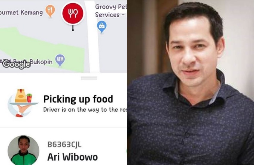 Order Makanan Via GoFood, Nama Driver yang Didapat Aktor Ari Wibowo Bikin Senyum-Senyum Sendiri