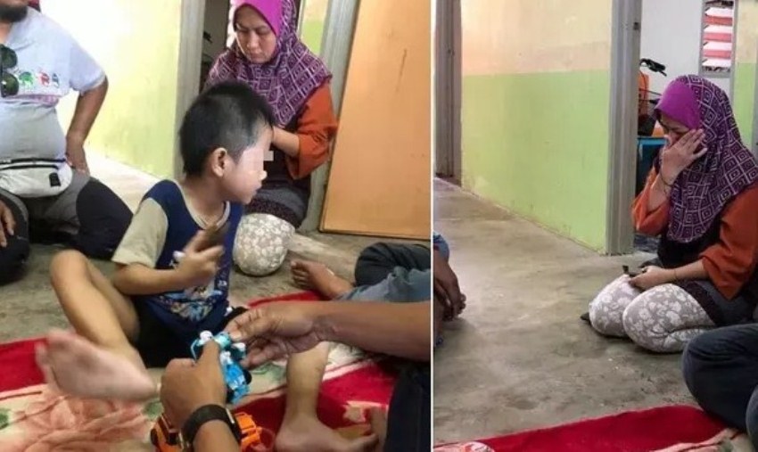 Kondisi Keuangan Ibunya Memprihatinkan, Dua Bocah ini Punguti Makanan Sisa dari Tong Sampah Sekolah