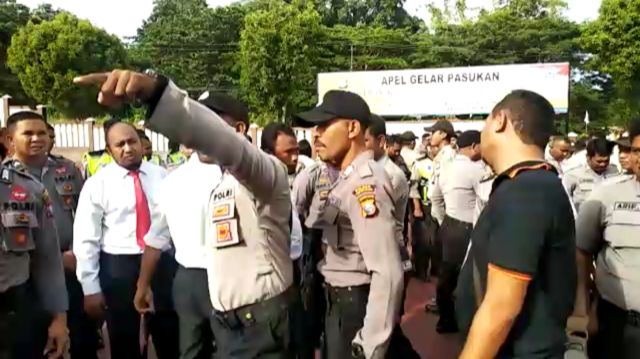 Viral Polisi Ngamuk Diduga Gara-Gara Honor Pengamanan Pemilu
