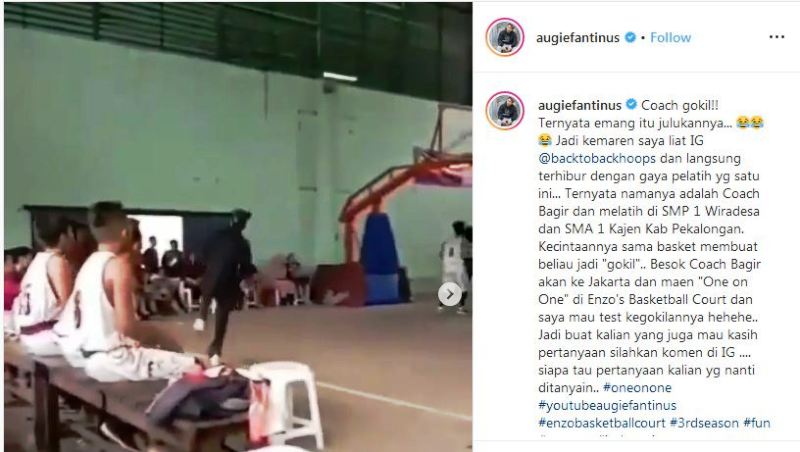Viral Pelatih Basket Gokil hingga Jungkir Balik saat Dampingi Anak Asuh