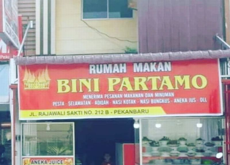 Viral Rumah Makan Padang 'Bini Partamo', Netizen: Lelaki Selalu Salah