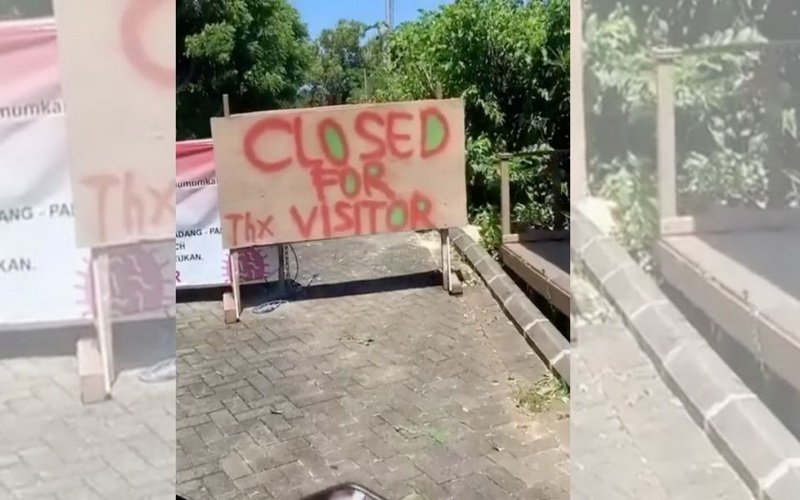 Viral Aksi Turis Terobos Tempat Wisata di Bali saat Pandemi Corona
