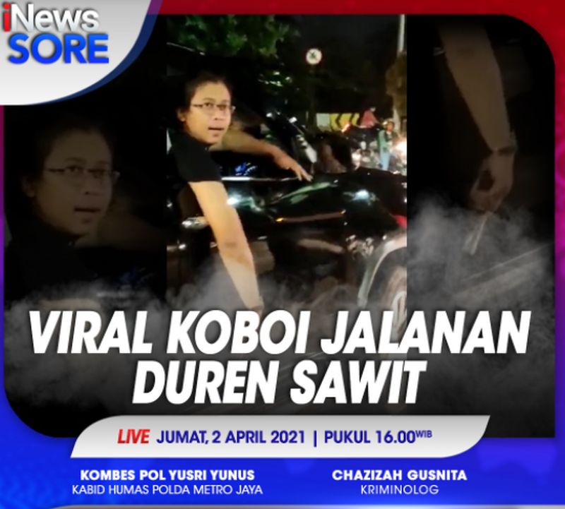 Viral, Koboi Jalanan Duren Sawit. Simak Selengkapnya di iNews Sore Jumat Pukul 16.00 WIB